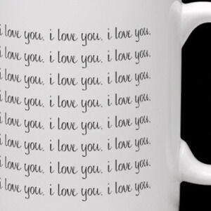 MUG “I love you” NEW COFFEE WEDDING MR MRS DRINK CUP KITCHEN GIFT